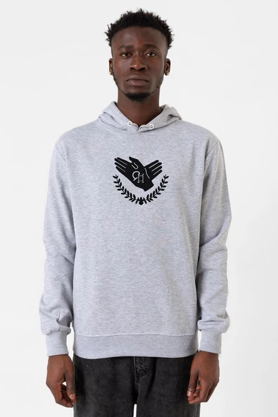 Violet Evergarden Anime CH Postal Company Logo Grimelanj Erkek Kapşonlu 3ip Sweatshirt ürün görseli 1