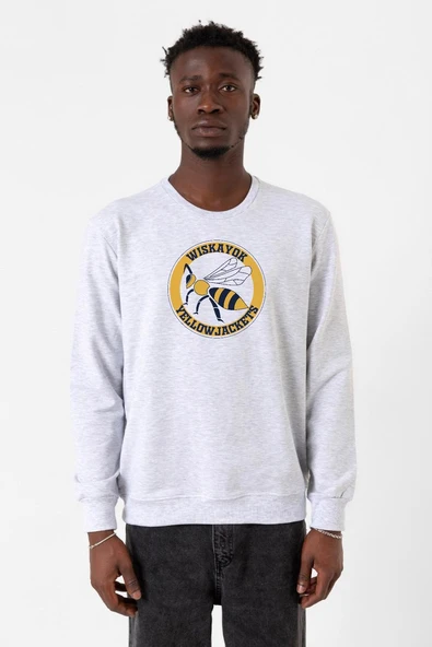Wiskayok Yellowjackets Logo Karmelanj Erkek 2ip Sweatshirt ürün görseli 1
