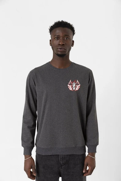 Beyblade Pegasus Minimalist Füme Erkek 2ip Sweatshirt ürün görseli 1