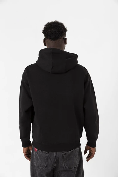 PiewDiePie Active Siyah Erkek 3ip Kapşonlu Sweatshirt - Resim 4