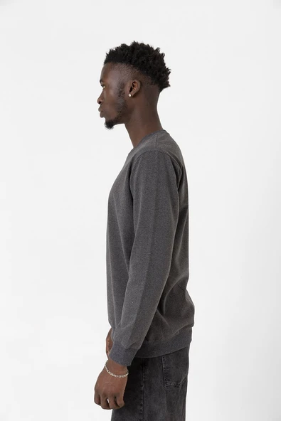 PiewDiePie Active Füme Erkek 2ip Sweatshirt - Resim 4
