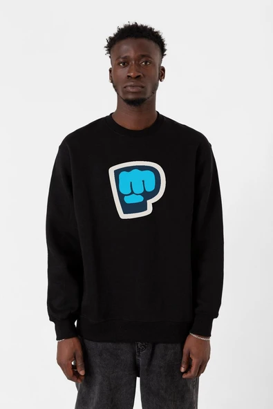PiewDiePie Active Siyah Erkek 2ip Sweatshirt ürün görseli 1