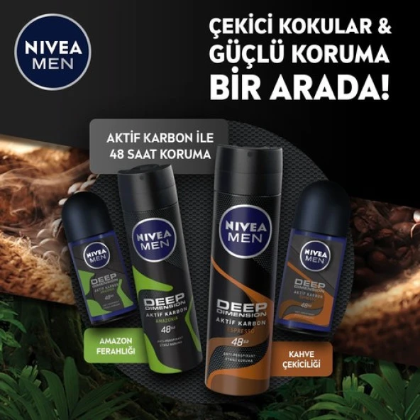 NIVEA DEEP DIMENSION ROLL-ON 50ML - Resim 4