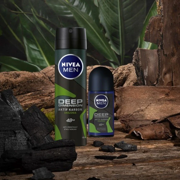 NIVEA DEEP DIMENSION ROLL-ON 50ML - Resim 5