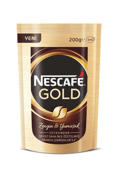 NESCAFE GOLD EKOPAKET KAHVE 200 GR ürün görseli 1