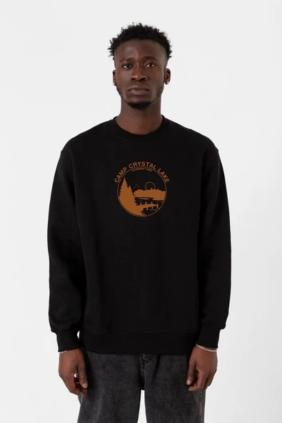 Friday The 13th Camp Crystal Lake Summer 1980 Siyah Erkek 2ip Sweatshirt ürün görseli 1