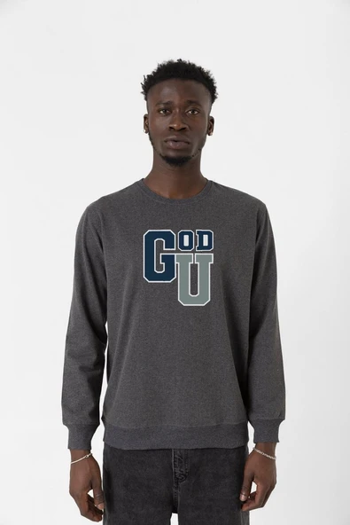Gen V Godolkin University Abbreviation Füme Erkek 2ip Sweatshirt ürün görseli 1