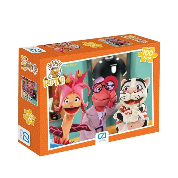 Puzzle 100 Parça Dedektif Reptır ürün görseli 1