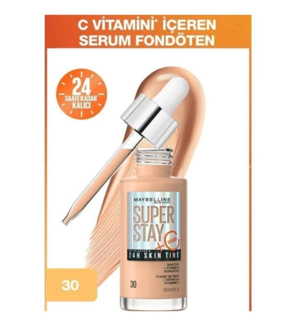 Maybelline New York Super Stay Skin Tint Fondöten - 30 ürün görseli 1