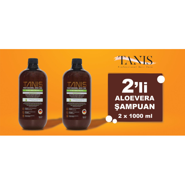 2'li Tanis Aloe Vera Şampuan ürün görseli 1