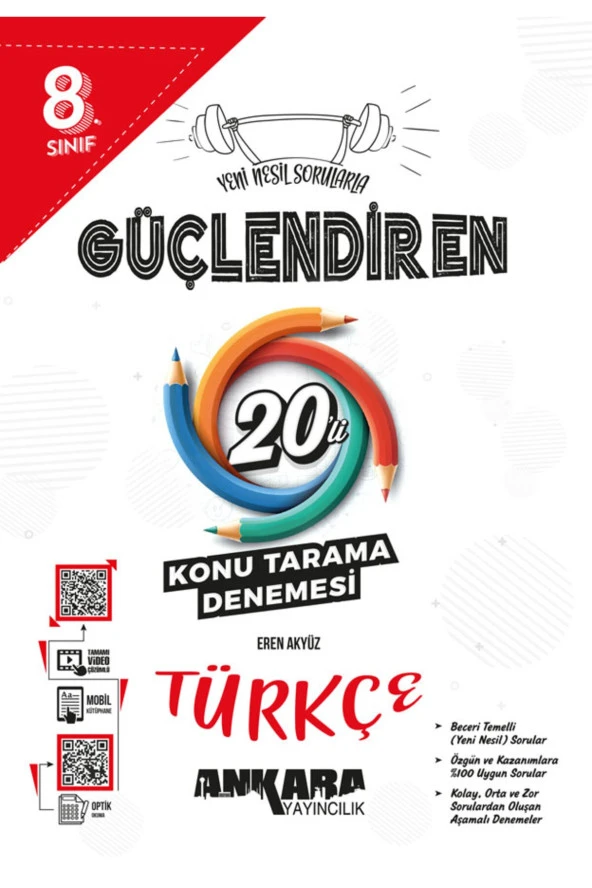 8.? ?Sınıf Güçlendiren Türkçe 20li Konu Tarama Denemesi ürün görseli 1