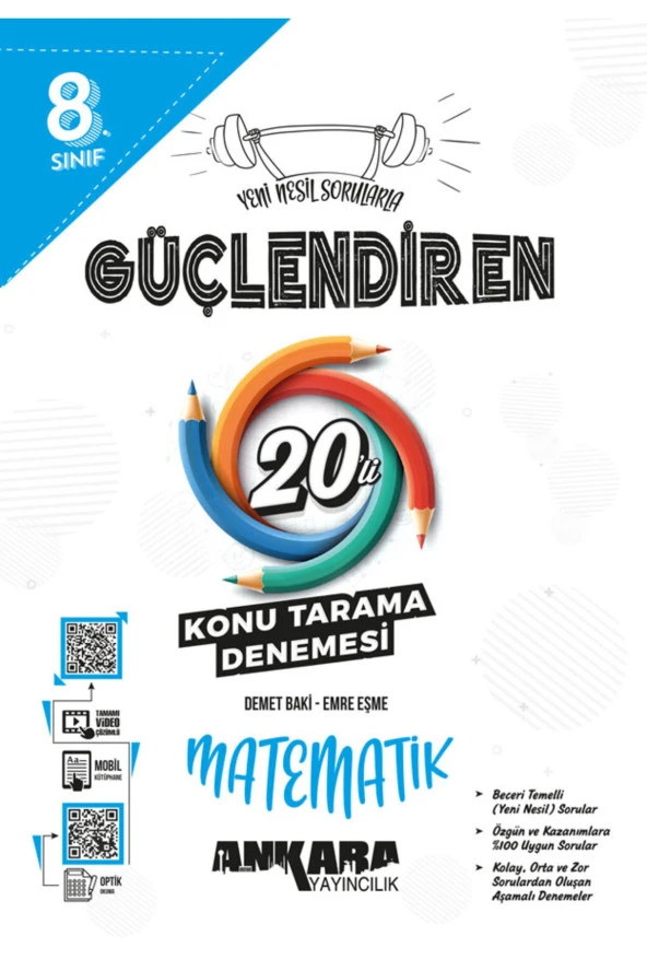 8.? ?Sınıf Güçlendiren Matematik 20'li Konu Tarama Denemesi ürün görseli 1