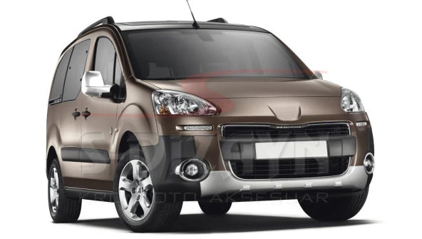 Peugeot Partner Uyumlu Tepee ABS Krom Ayna Kapağı 2 Parça 2008-20 ürün görseli 1