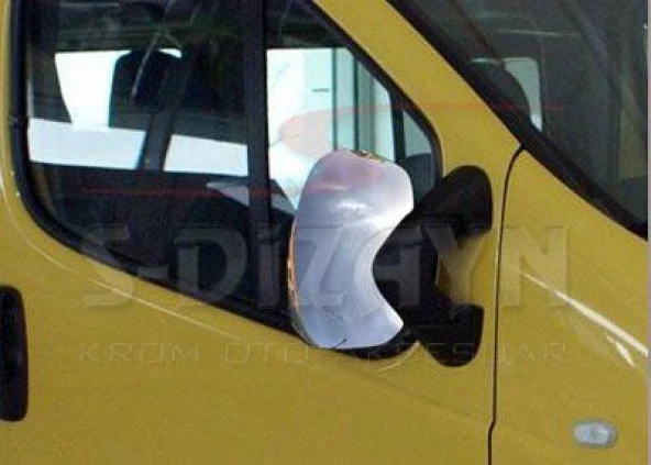 Renault Traffic Uyumlu ABS Krom Ayna Kapağı 2 Parça. 2001-2010 ürün görseli 1