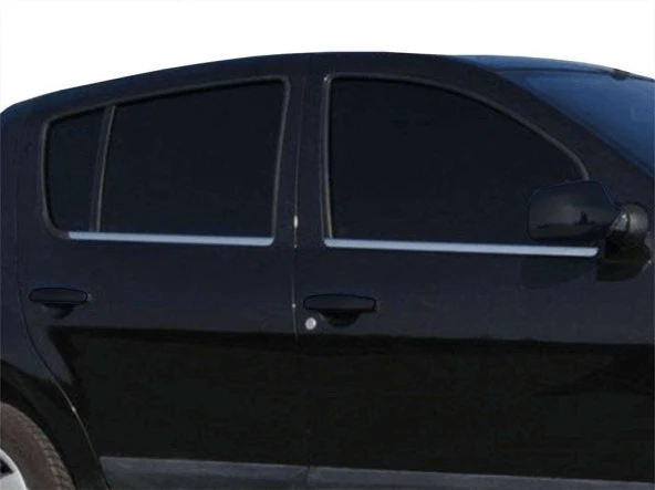 Dacia Duster Uyumlu Cam Çıtası 4 Parça  Krom 2010 Ve Sonrası ürün görseli 1