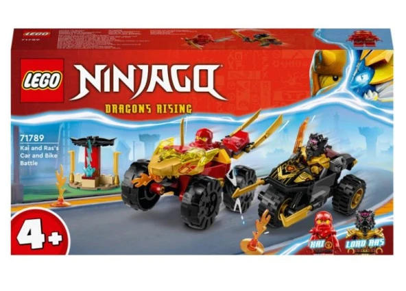 Lego Ninjago Kai ve Rasın Araba ve Motosiklet Savaşı 71789 ürün görseli 1