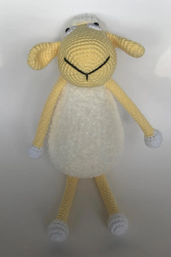 Koyun Shaun Amigurumi Organik Oyuncak ürün görseli 1