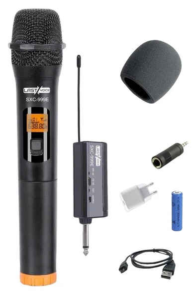 Lastvoice SXC-999E Şarjlı Telsiz Kablosuz EL Mikrofonu ürün görseli 1