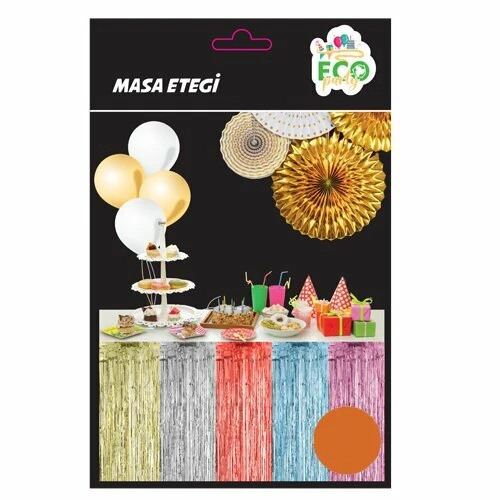Masa Eteği Metalize 65*200cm Rose Gold ürün görseli 1