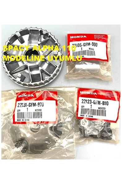 Honda Alpha 110 Uyumlu (Alfa) 110 Ön Varyatör Seti Komple Baga Dahil Gfm900  ARASMOTO ürün görseli 1