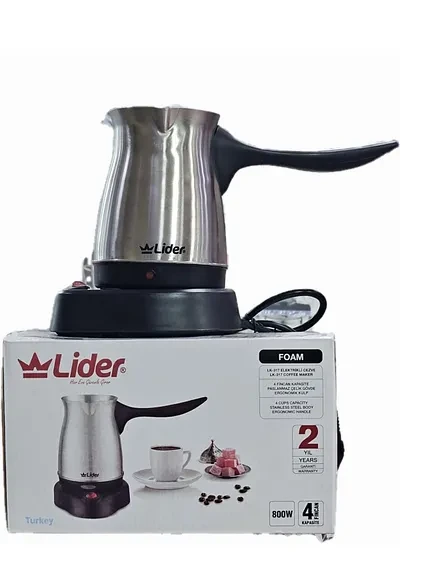 lider foam çelik Kahve Makinesi cezve ürün görseli 1
