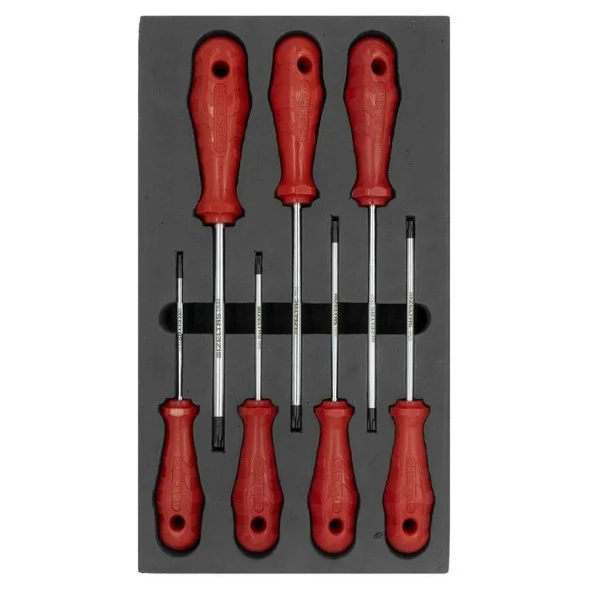 İzeltaş Delikli Torx Tornavida Takımı 7 Parça ürün görseli 1