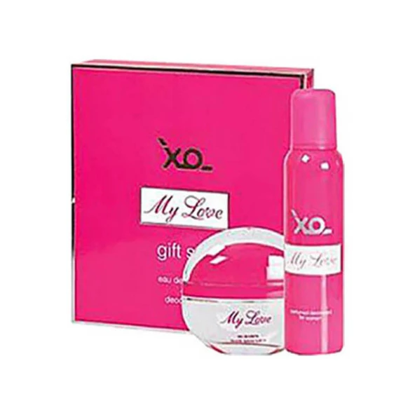 XO My Love 100ML EDT + 150ML Deodorant Bayan Set ürün görseli 1
