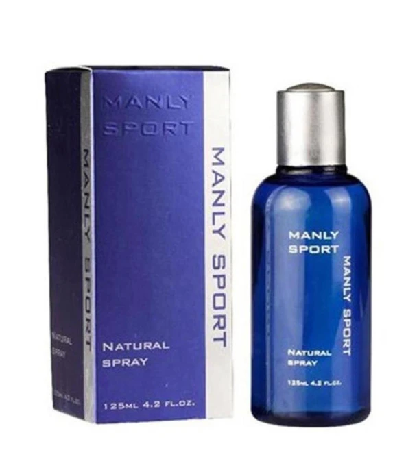 Manly Sport 125 Ml Mavi Erkek Parfümü ürün görseli 1
