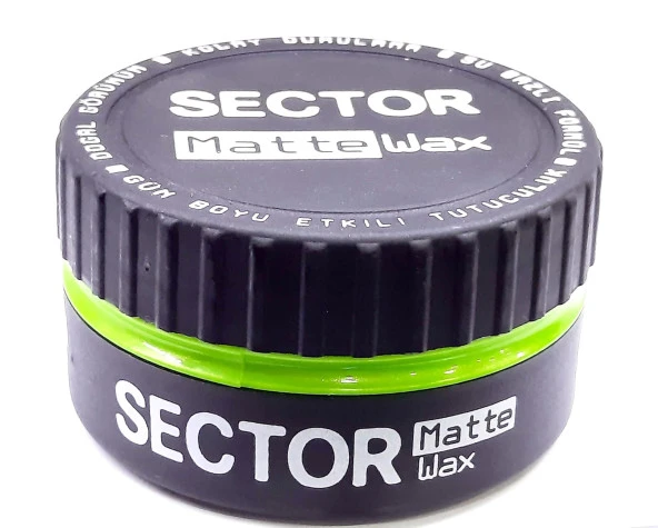 Sector Süper Wax Fix Mania Matte Look Yeşil Clay 150 Ml ürün görseli 1