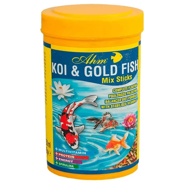 AHM Koi Goldfish Mix Pond Sticks 250 ml ürün görseli 1