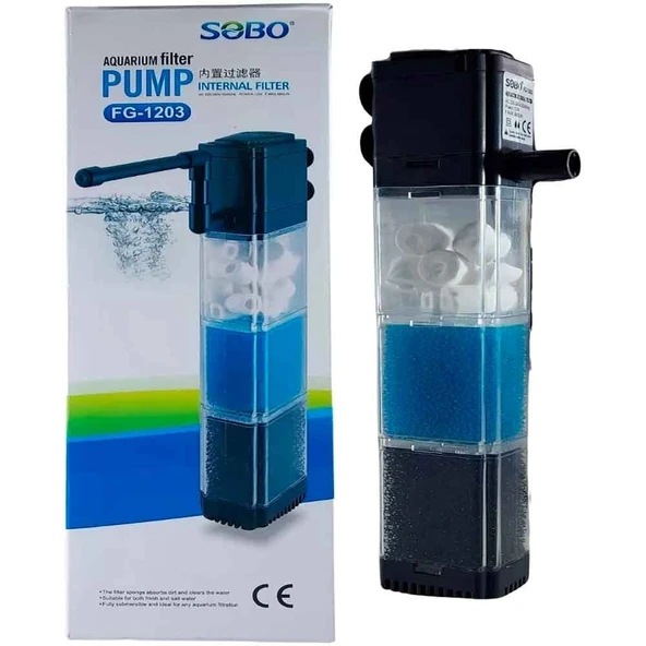 Sobo Akvaryum İç Filtre 880 Lt/h 12 W ürün görseli 1