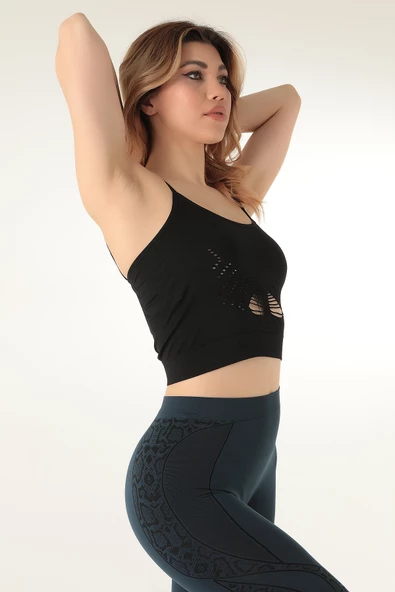 Miorre Desteksiz Seamless Spor Büstiyer - Resim 6