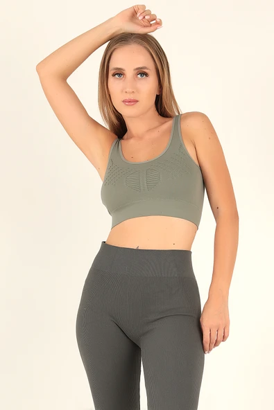 Miorre Desteksiz Seamless Spor Büstiyer - Resim 10