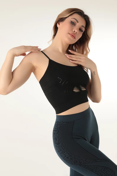 Miorre Desteksiz Seamless Spor Büstiyer - Resim 2