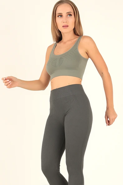 Miorre Desteksiz Seamless Spor Büstiyer - Resim 12