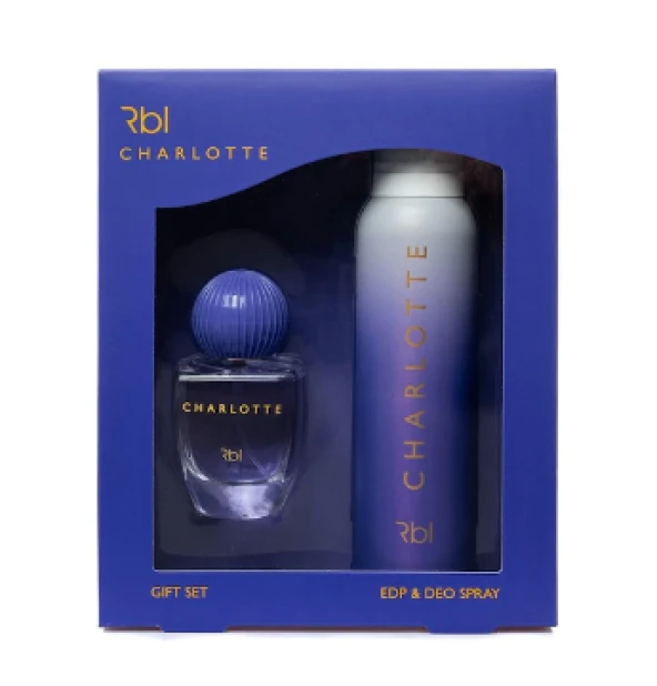 Rebul Charlotte Kofre 50ml (Deo Spray Hediyeli 150ml) ürün görseli 1