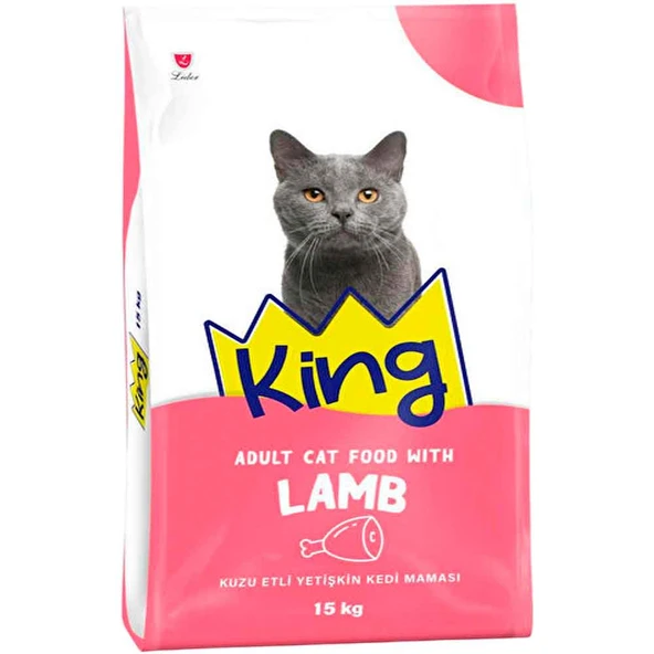 King Kuzu Etli Kedi Maması 15 Kg ürün görseli 1