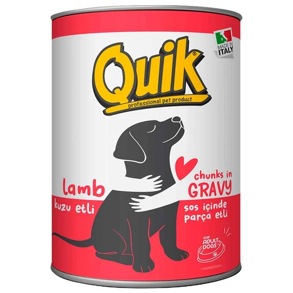 Quik Kuzu Etli Köpek Konservesi 415 gr ürün görseli 1
