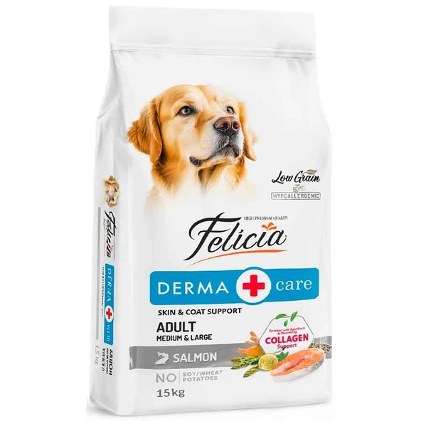 Felicia Somonlu Köpek Maması Az Tahıllı 15 kg ürün görseli 1