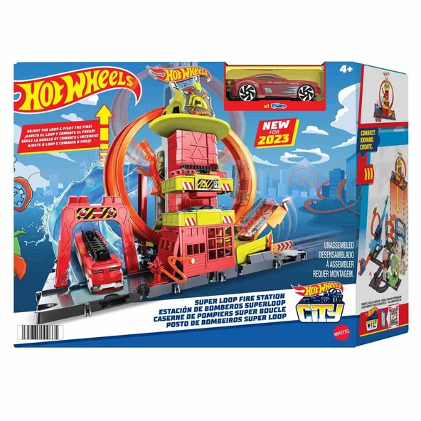 Hot Wheels® Çember Pistli İftaiye İstasyonu HKX41 - Resim 2
