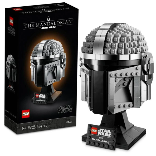 LEGO-75328 Star Wars Mandalorian Kaskı - Resim 10