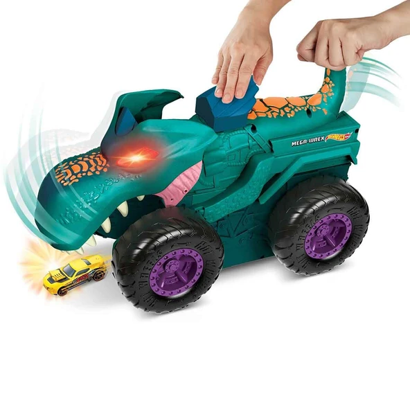 Hot Wheels® Monster Trucks Araba Yiyen Mega Wrex GYL13 - Resim 12