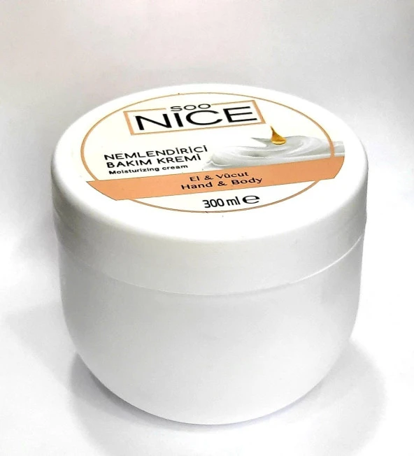 SOO Nice El ve Vücut İçin Nemlendirici Bakım Kremi 300 Ml ürün görseli 1