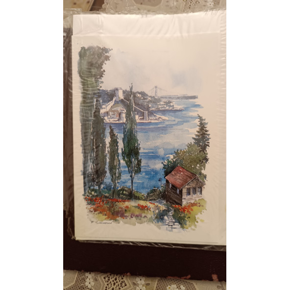 Famous Turkish Painters - Ünlü Türk Ressamları Murat Çakan- Baskı resim ürün görseli 1