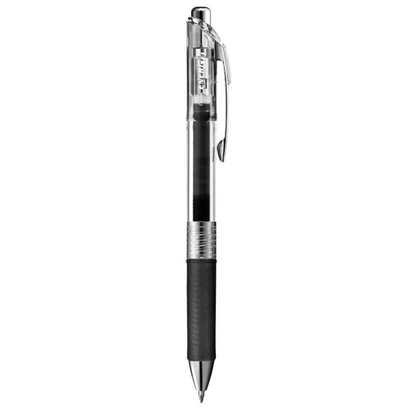 Pentel "INFREE"  0.7mm Basmalı Jel Kalem Siyah / BL77TLE-AX ürün görseli 1
