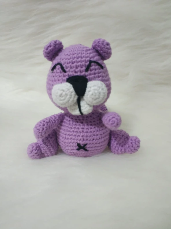 Maskot Köstebek Amigurumi Organik Oyuncak ürün görseli 1