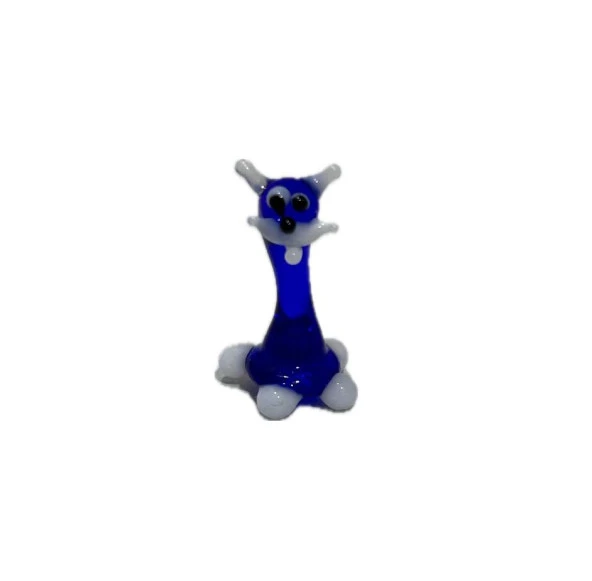 El Yapımı Mini Murano Cam Kedi Biblo A170-02 ürün görseli 1