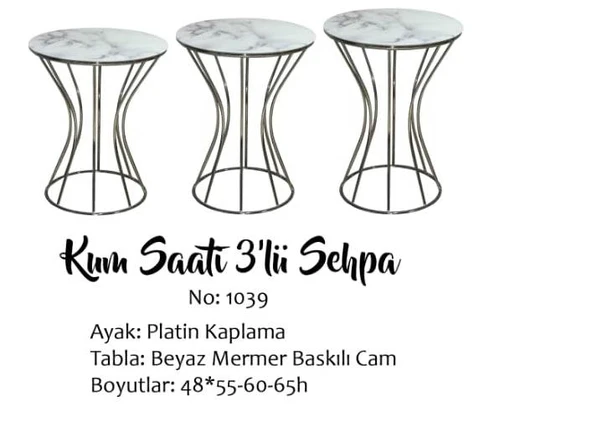 Brc 13391 Zigon KUM SAAT Düz SİYAH Temper cam Metal Çelik PLATİN Kaplama El Yapım ürün görseli 1