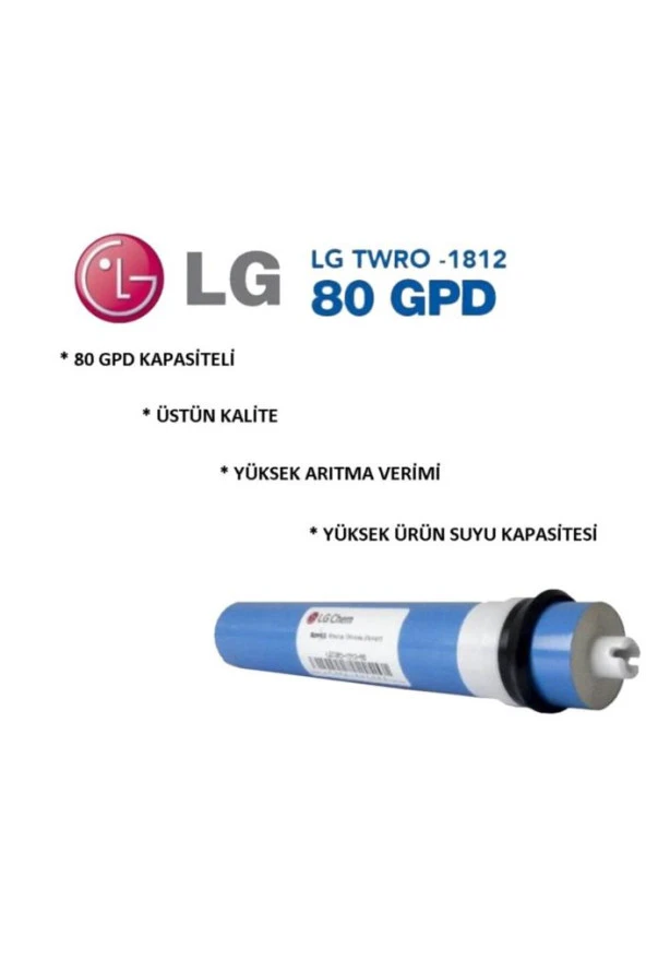 Su Arıtma Cihazı Membran Filtre 80 Gpd Lg Chem ürün görseli 1