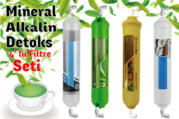 Sulook Mineral,alkalin Detoks 4'lü Filtre Seti ürün görseli 1